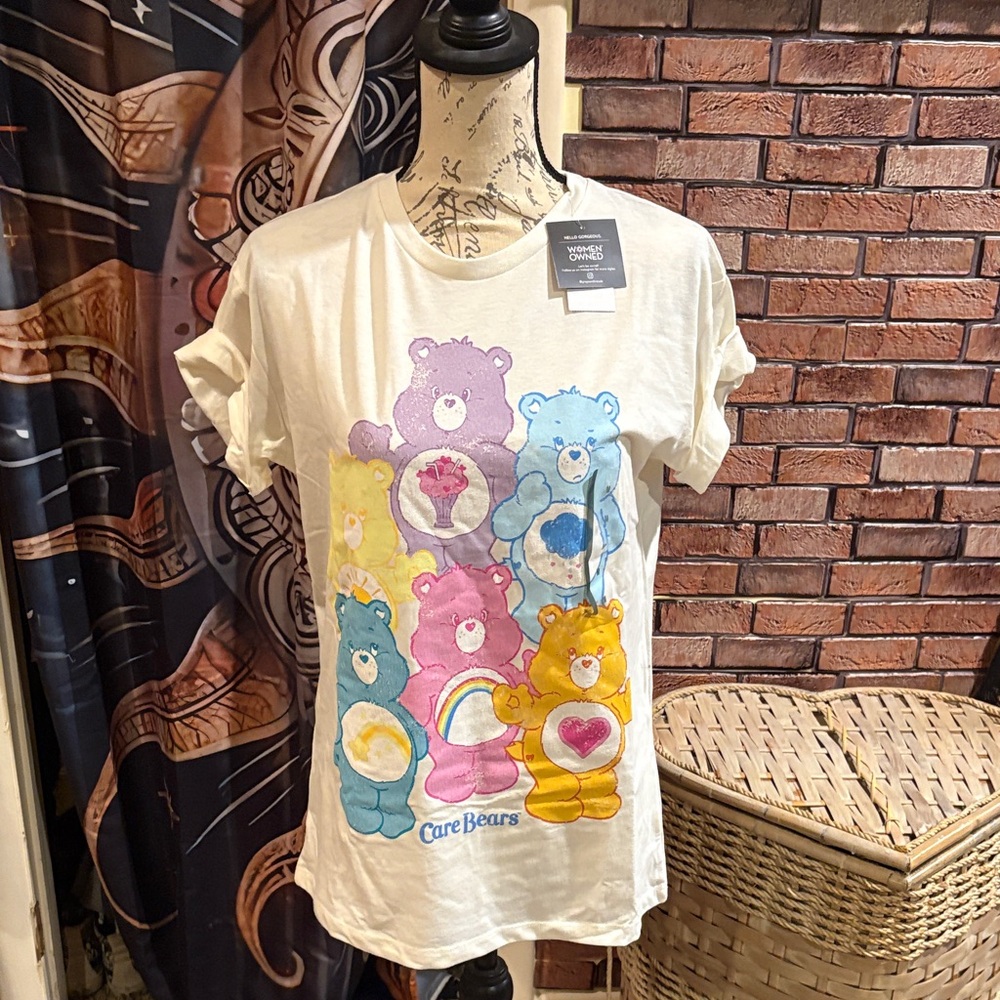 Care Bears T-Shirt - Multicolor Bears on White